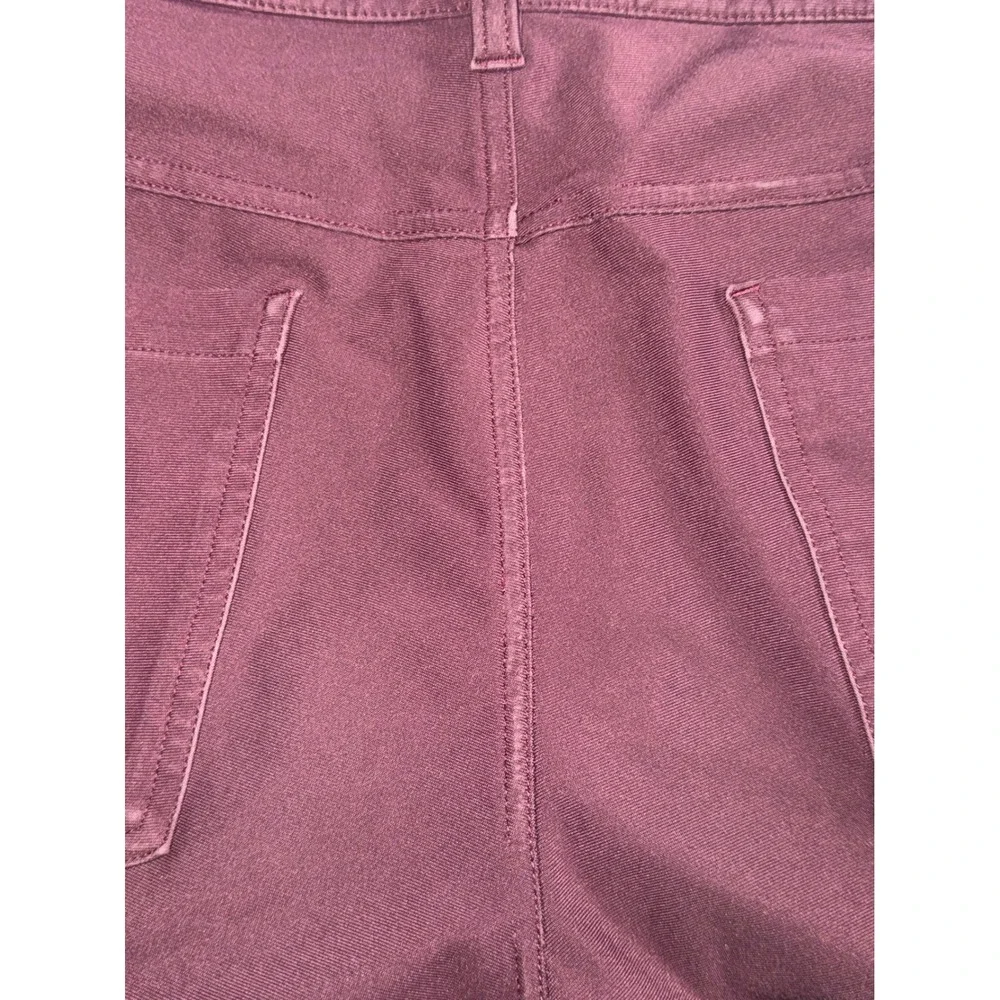 Lululemon ABC Pant Slim Warpstreme Dark Red Maroon 5-Pocket Technical Pants 34